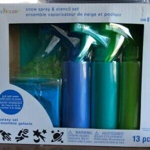 CREATOLOGY SNOW SPRAY & STENCIL SET